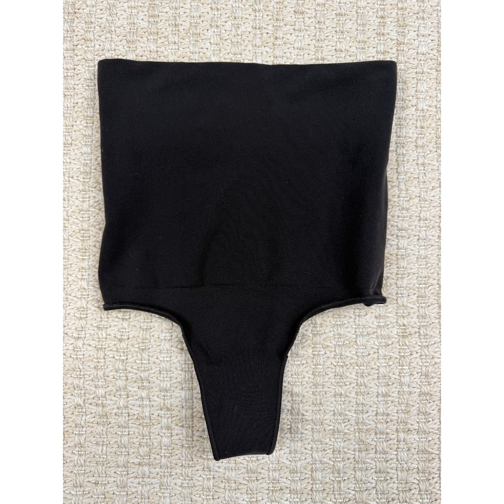 SKIMS Womens Shapewear 2X 3X Black‎ High Waist Thong Smoothing Seamless